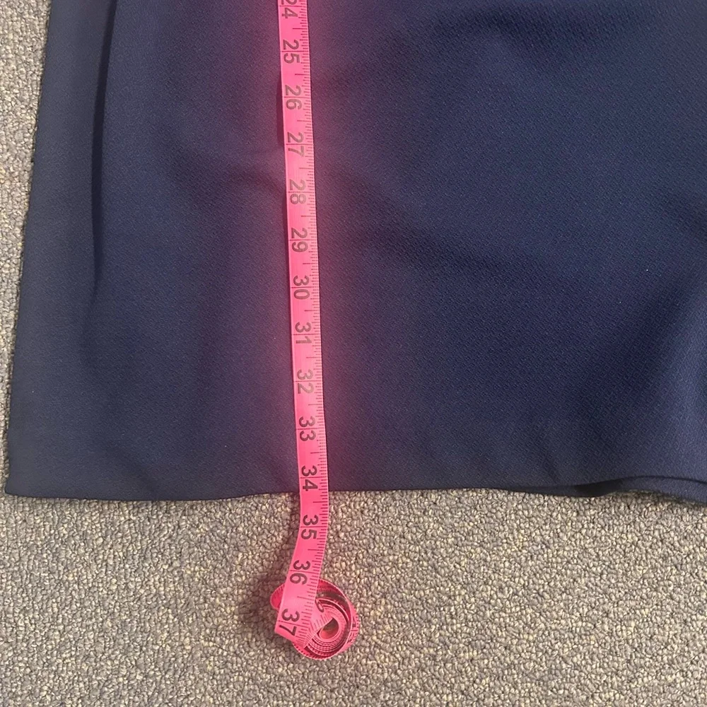 Trina Turk Navy Off-Shoulder Mini Dress - Picture 9 of 9